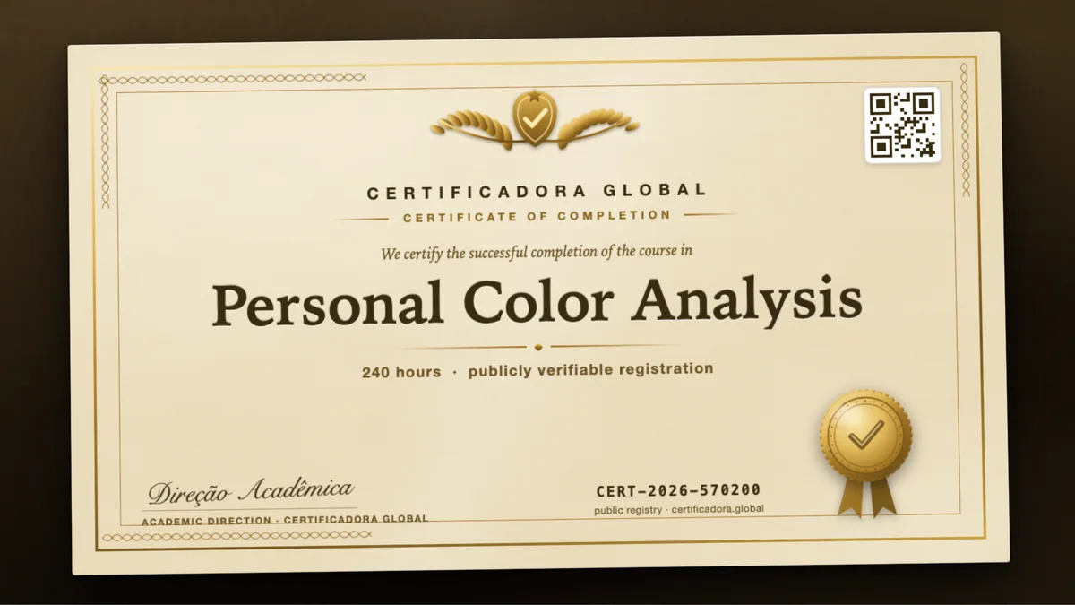 Cover of the Personal Color Analysis course