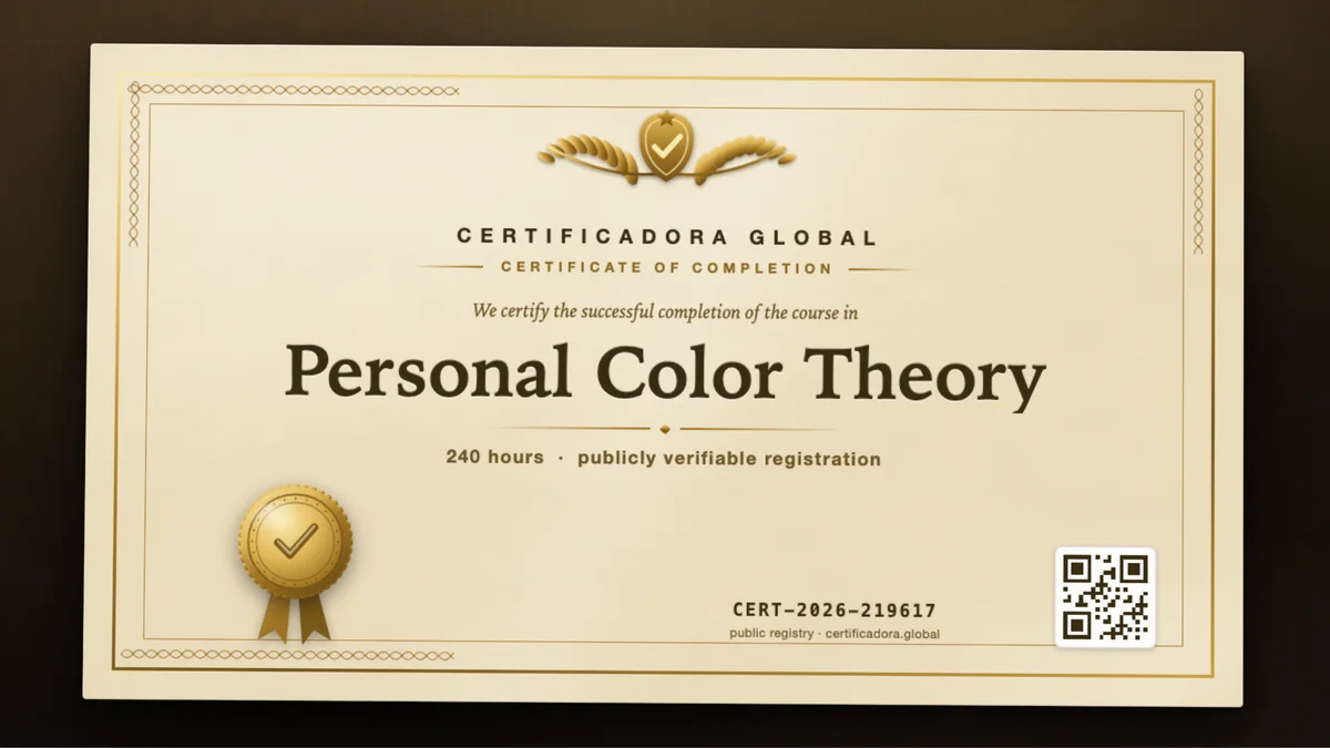 Cover of the Personal Color Theory course