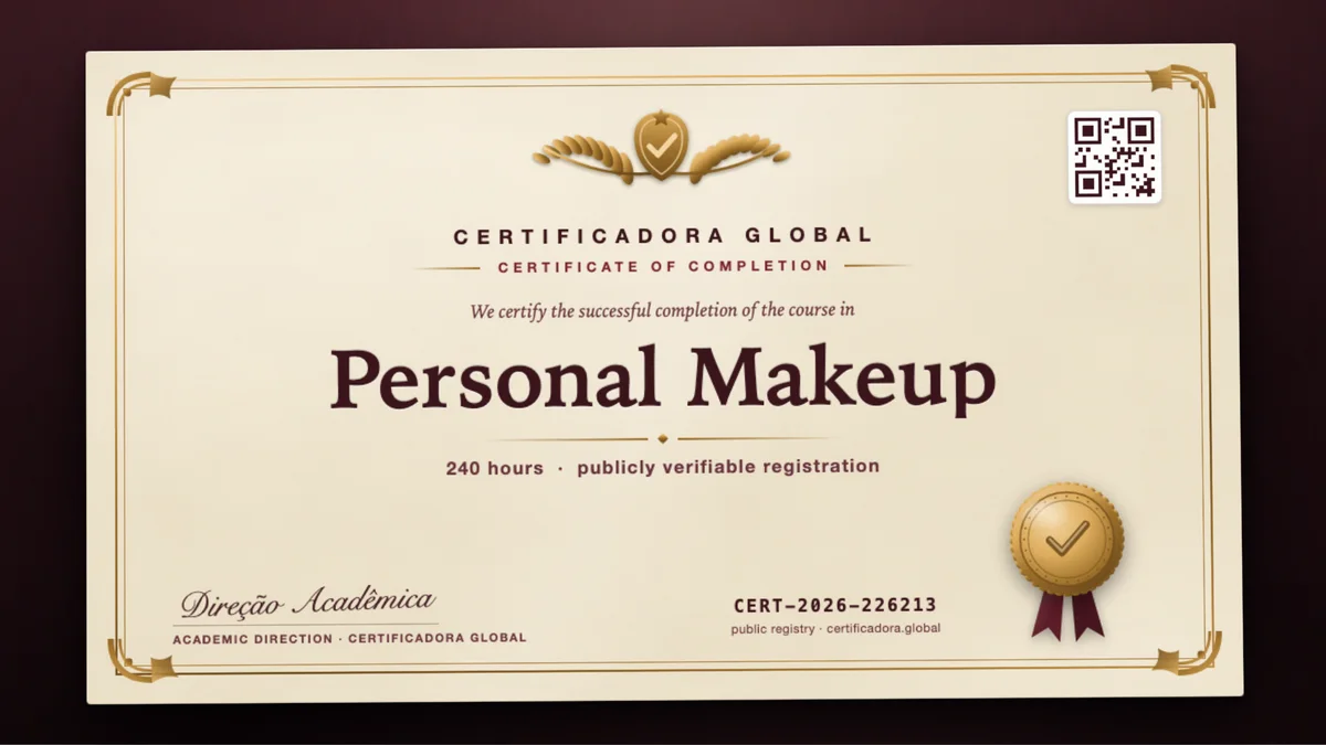 Cover of the Personal Makeup course