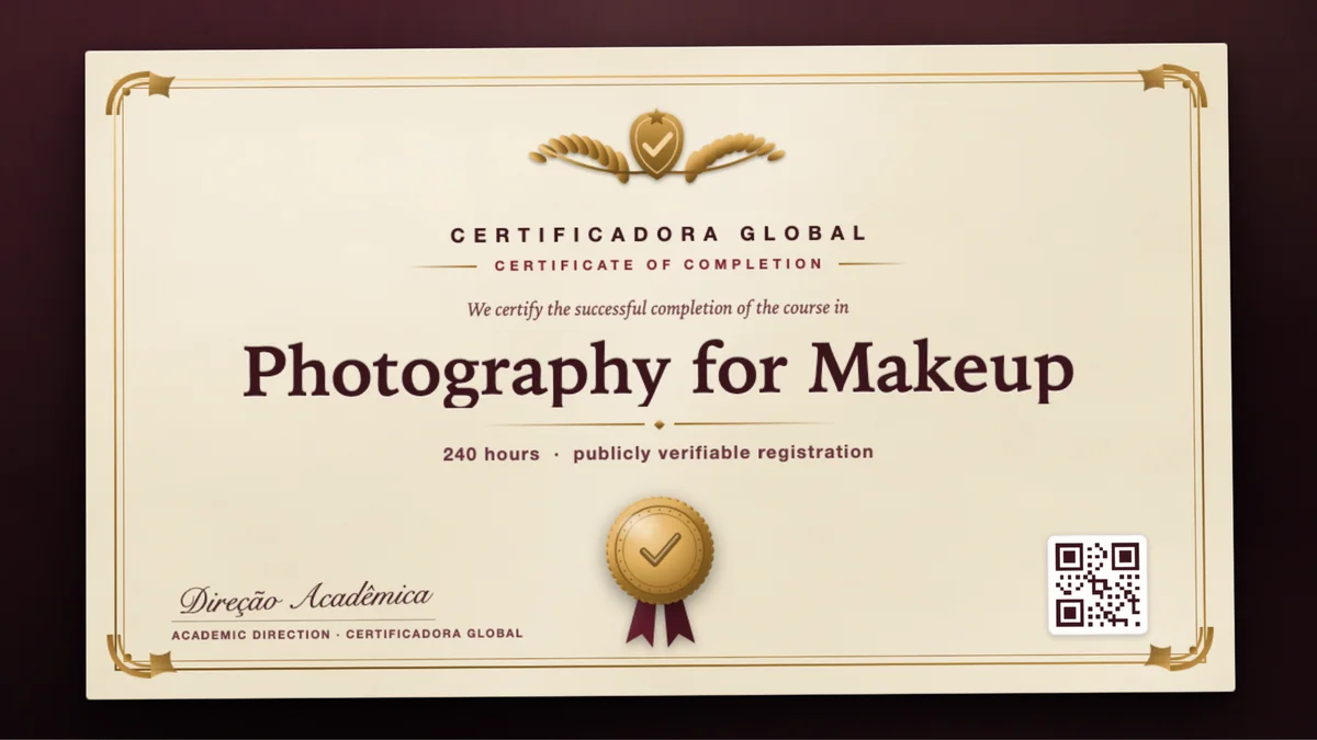 Cover of the Photography for Makeup course