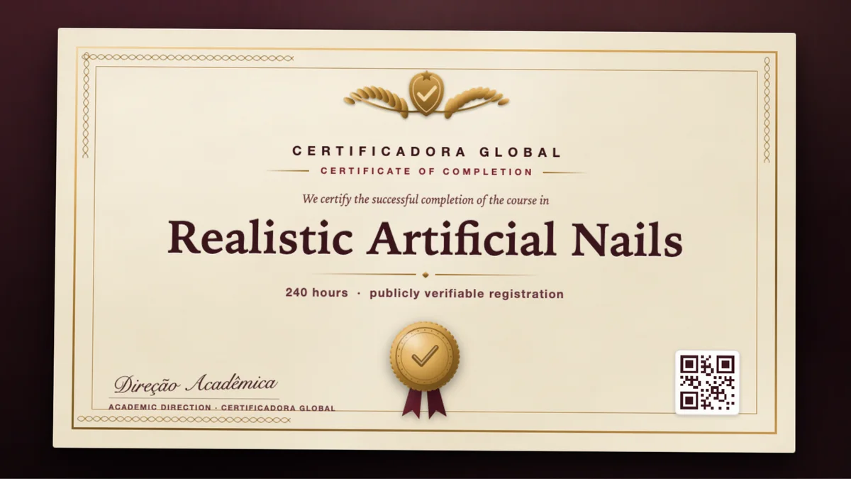 Cover of the Realistic Artificial Nails course