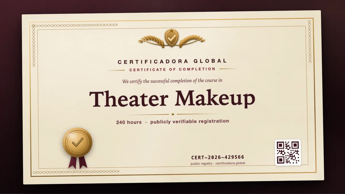 Cover of the Theater Makeup course