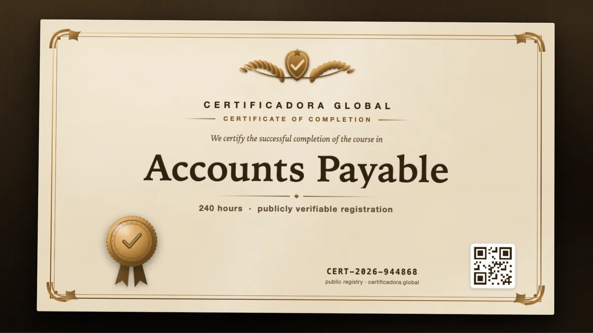 Cover of the Accounts Payable course