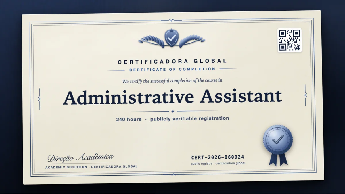 Cover of the Administrative Assistant course