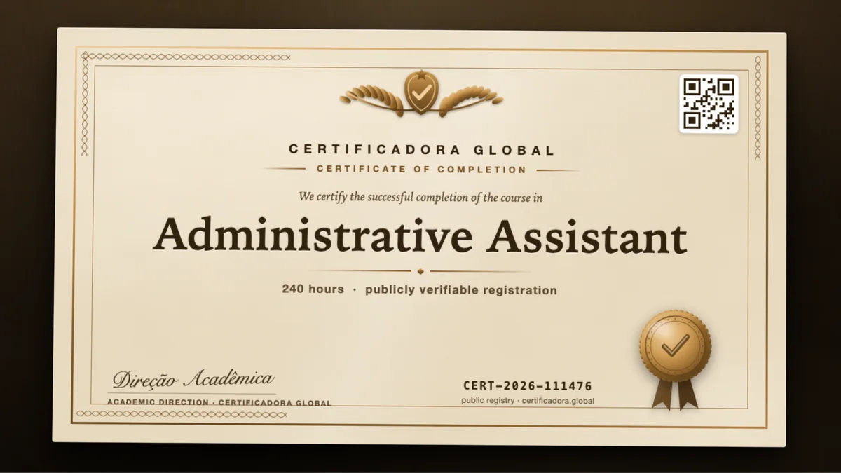 Cover of the Administrative Assistant course