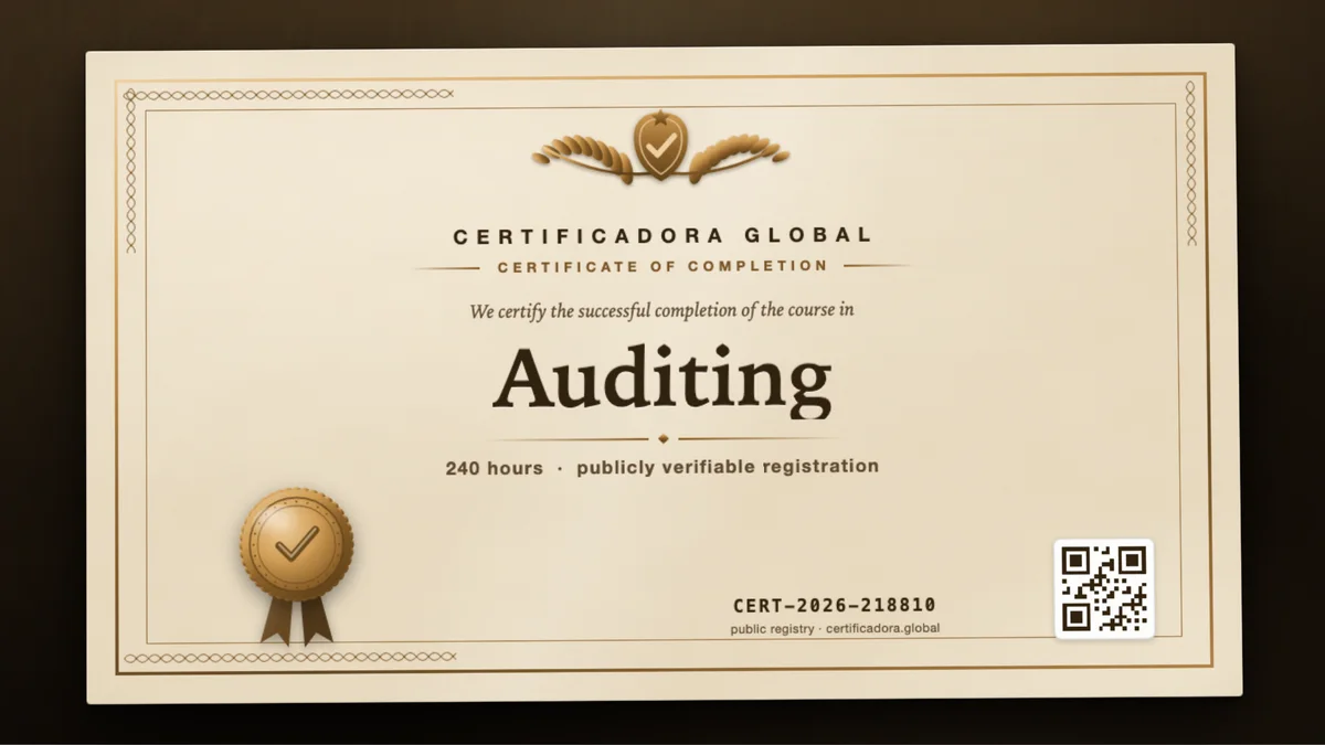 Cover of the Auditing course