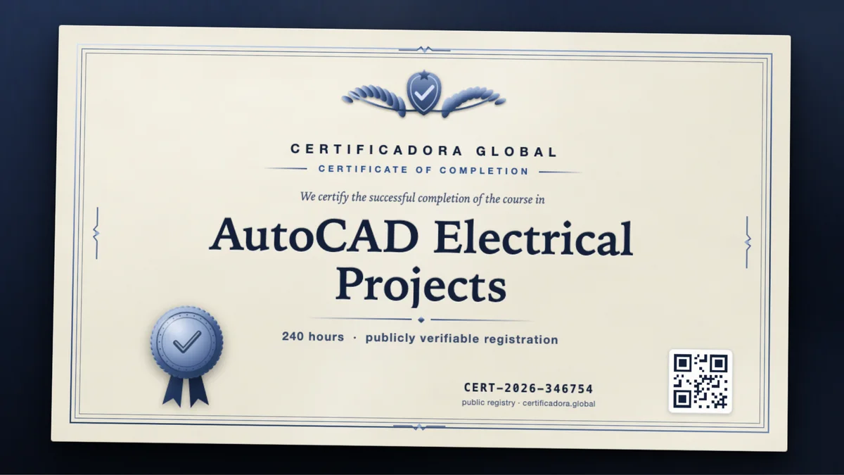 Cover of the AutoCAD Electrical Projects course