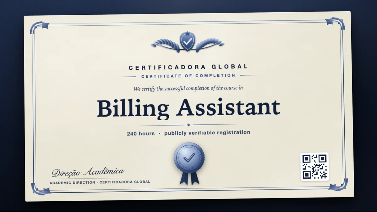 Cover of the Billing Assistant course
