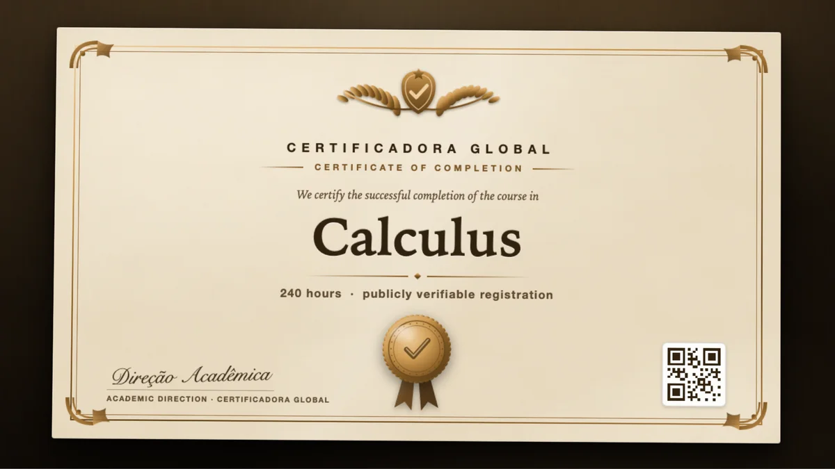 Cover of the Calculus course