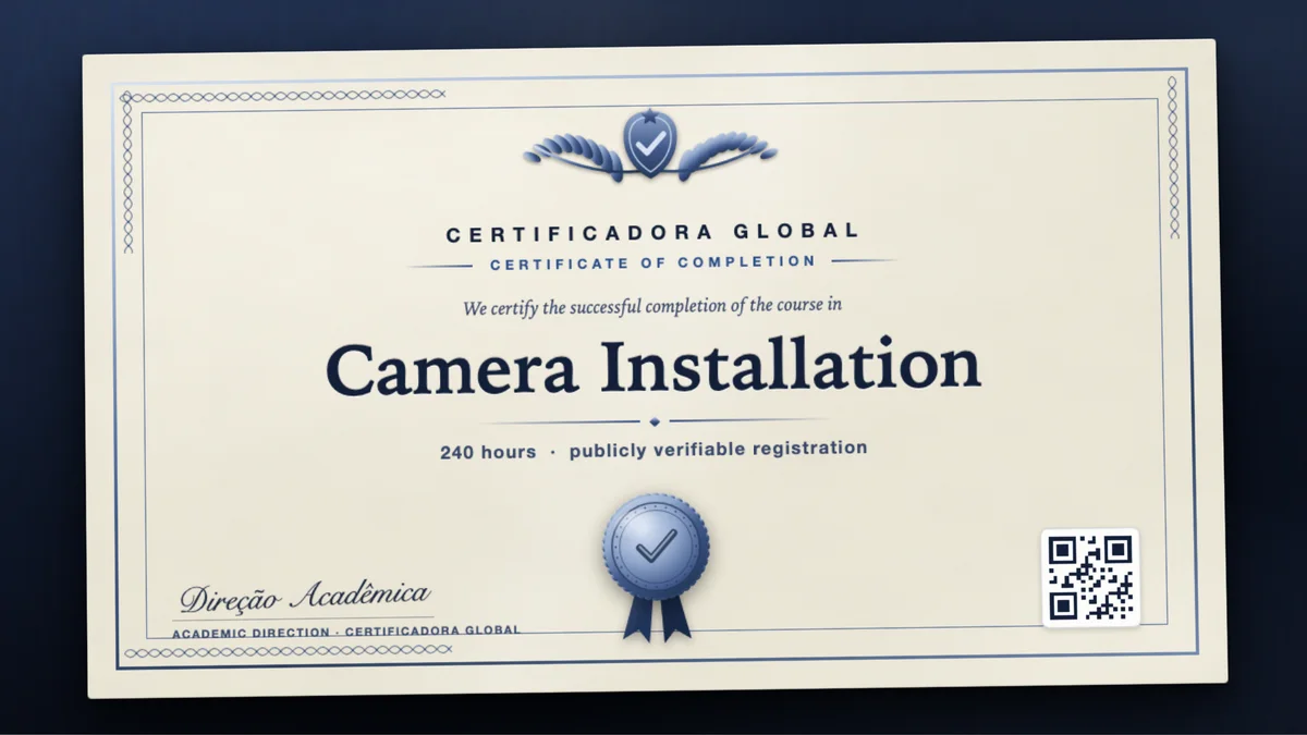 Cover of the Camera Installation course