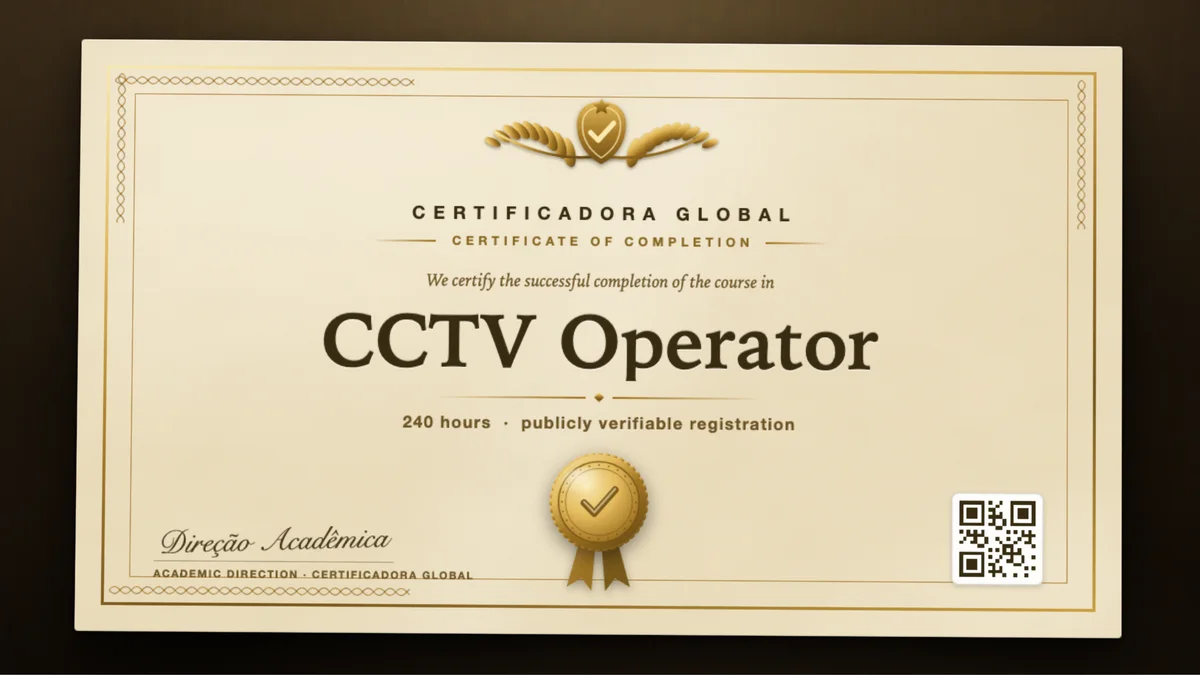 Cover of the CCTV Operator course
