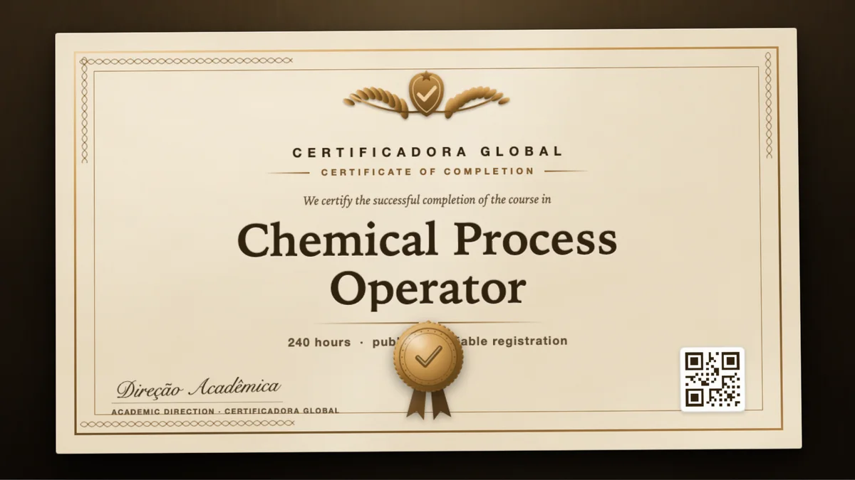 Cover of the Chemical Process Operator course
