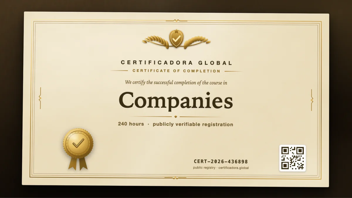 Cover of the Companies course
