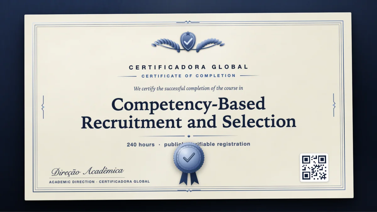 Cover of the Competency-Based Recruitment and Selection course