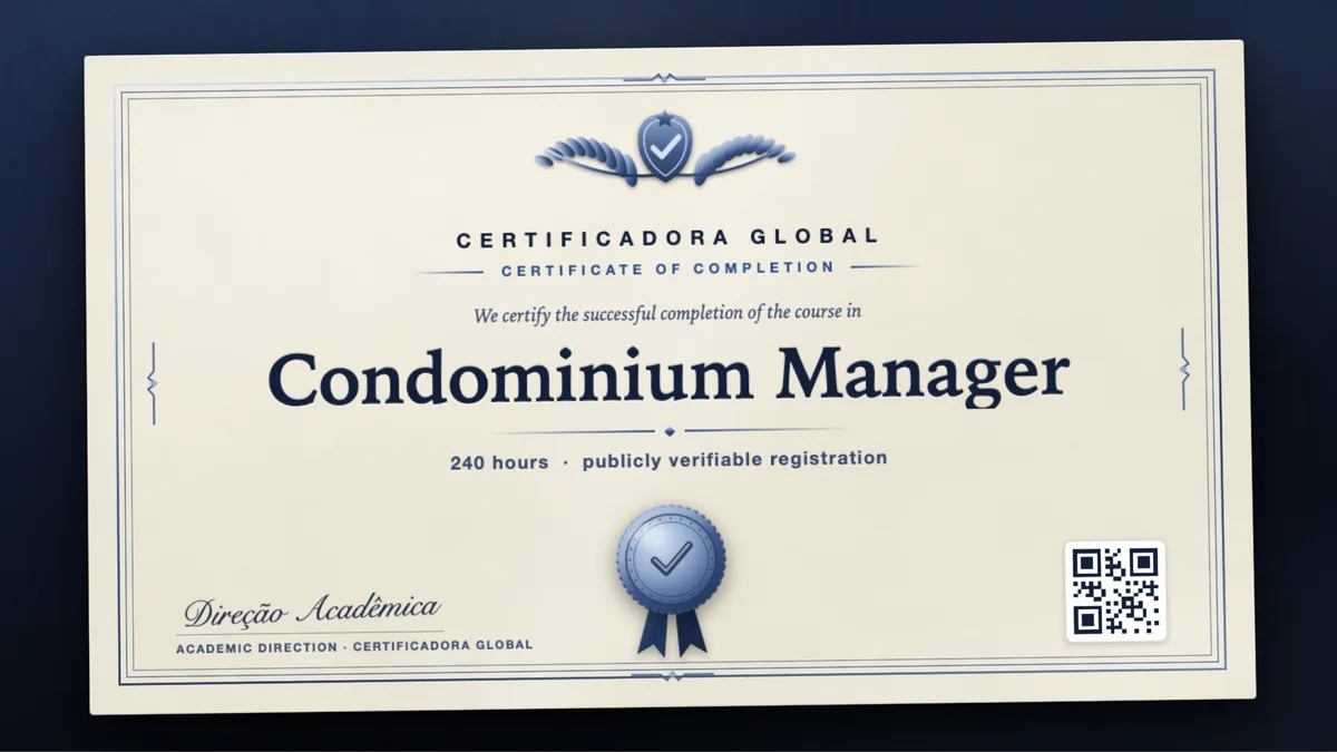 Cover of the Condominium Manager course