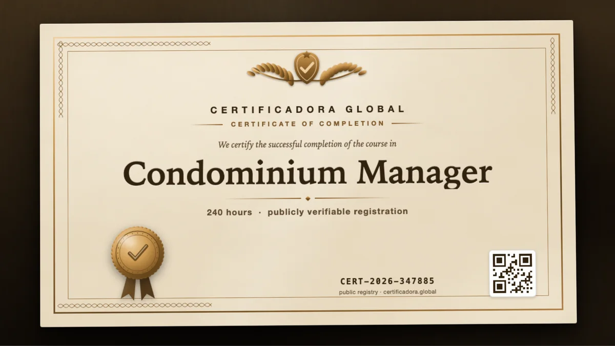 Cover of the Condominium Manager course