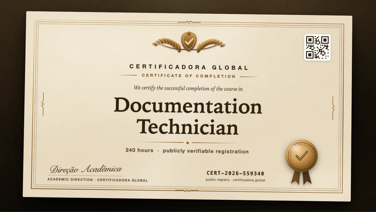 Cover of the Documentation Technician course