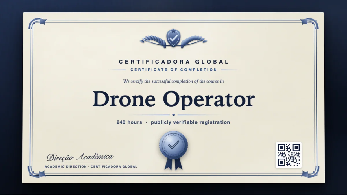 Cover of the Drone Operator course