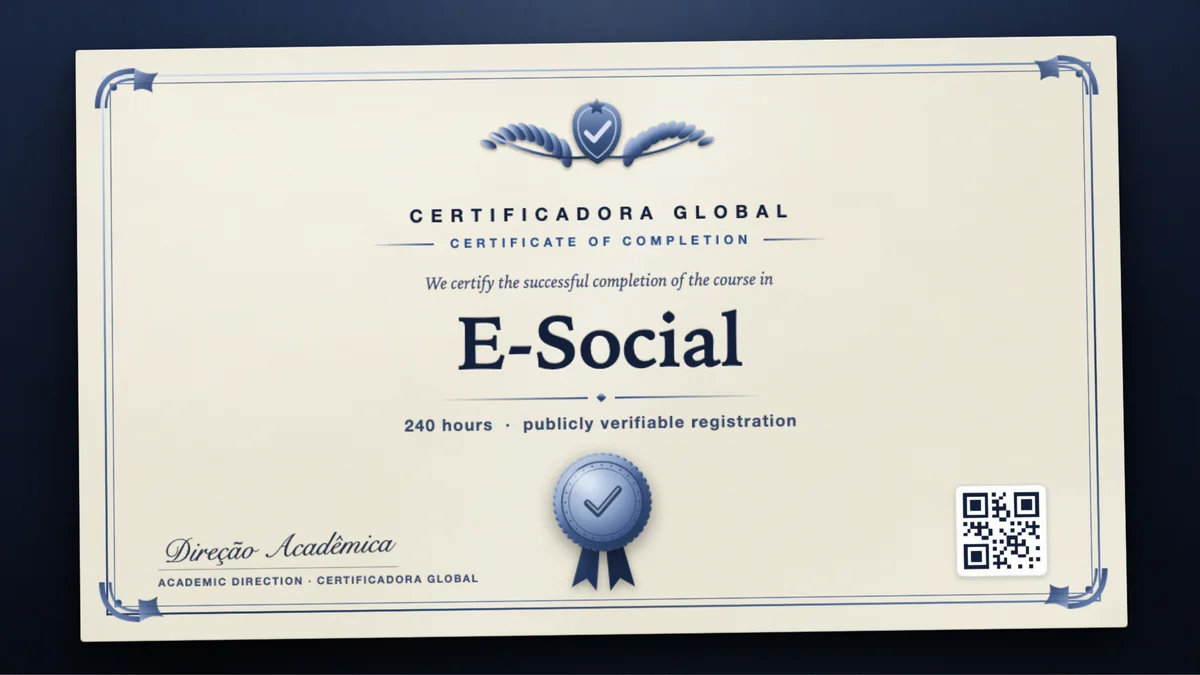 Cover of the E-Social course