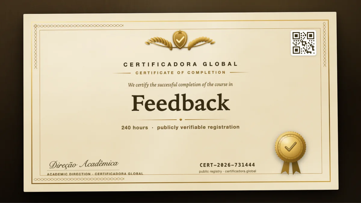 Cover of the Feedback course