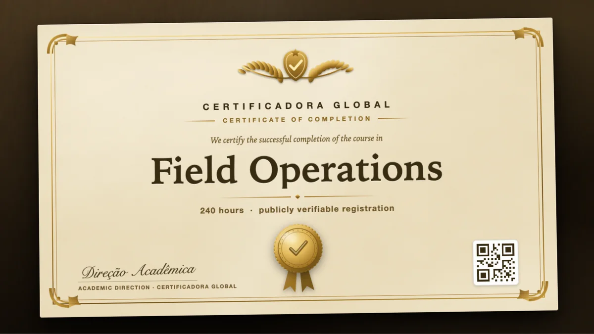 Cover of the Field Operations course