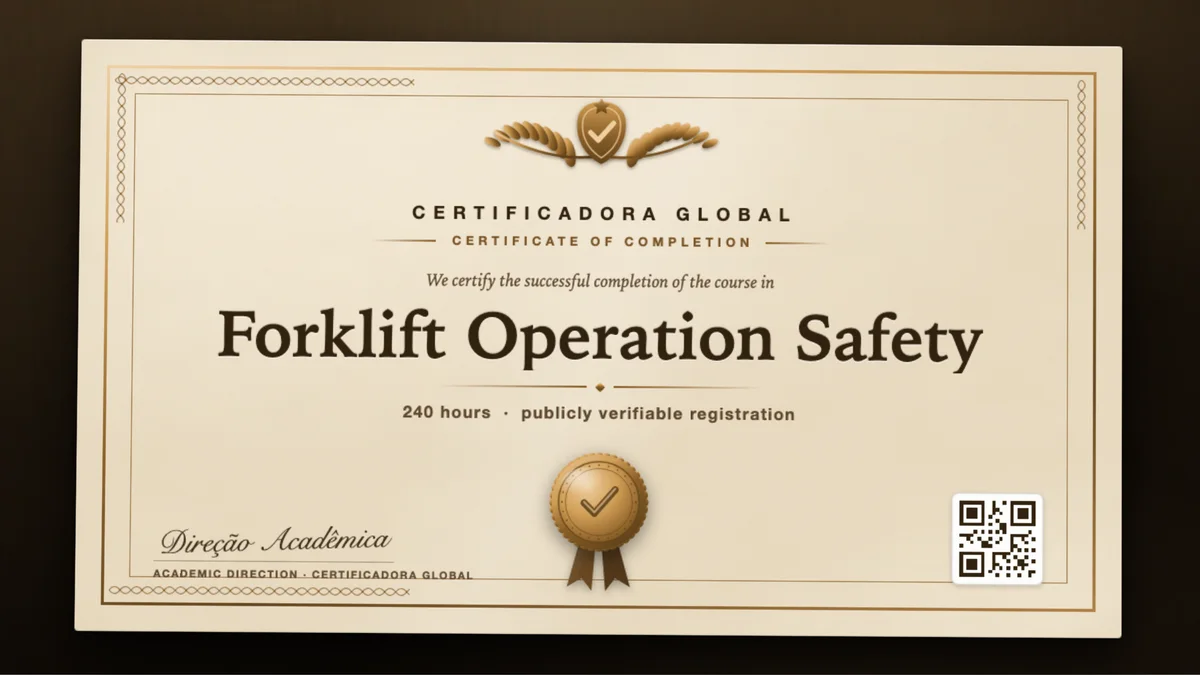 Cover of the Forklift Operation Safety course