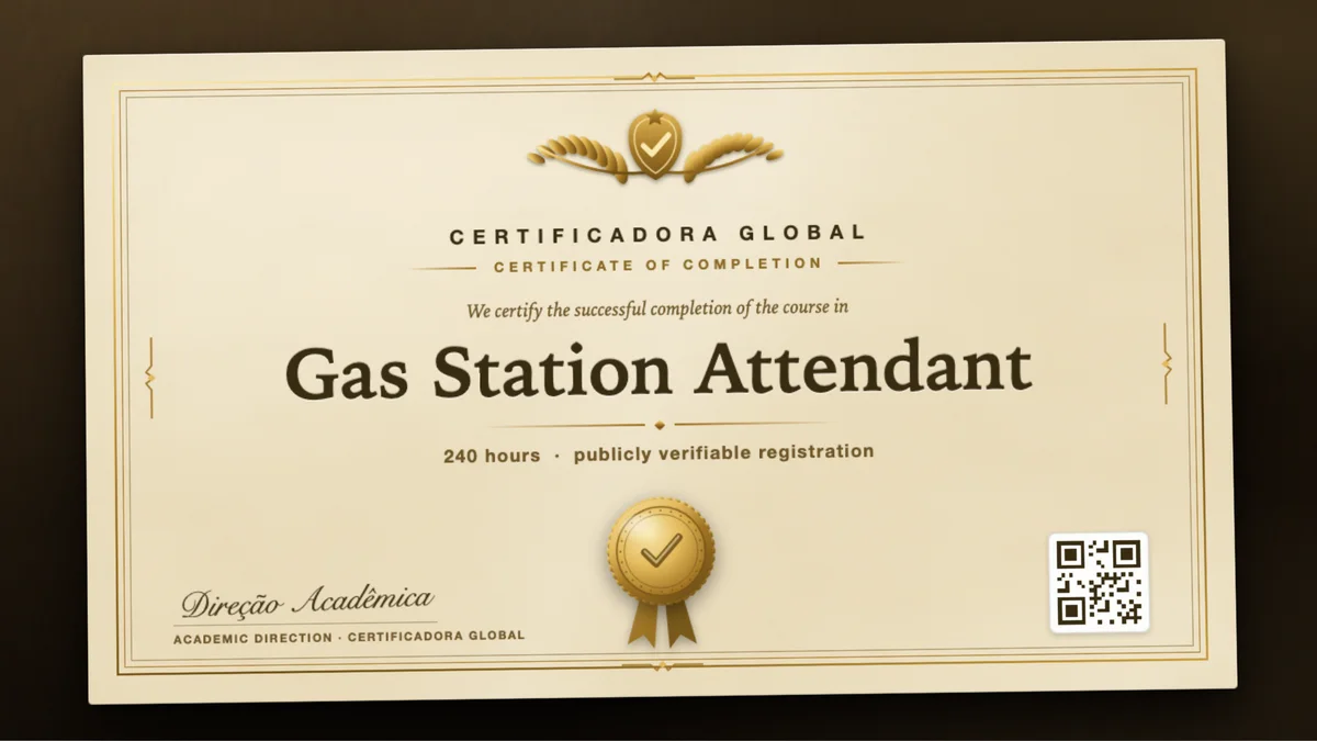 Cover of the Gas Station Attendant course