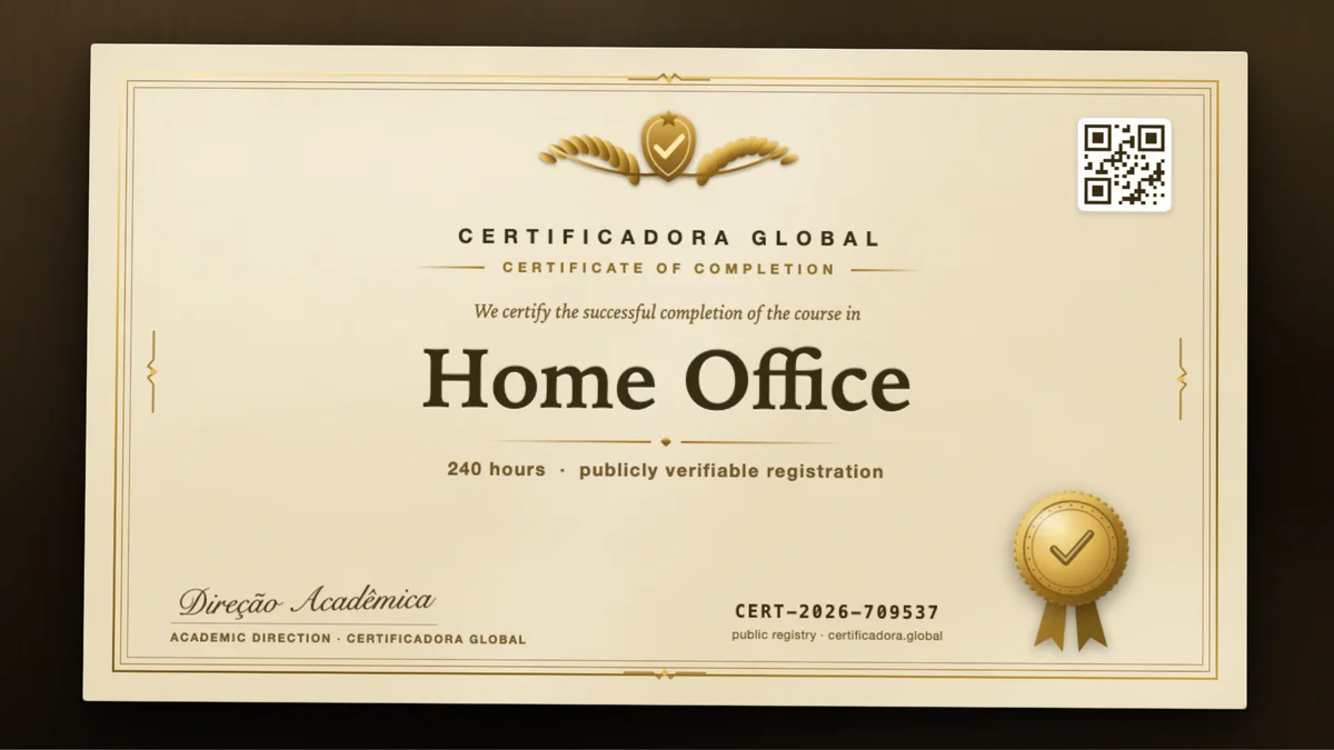 Cover of the Home Office course