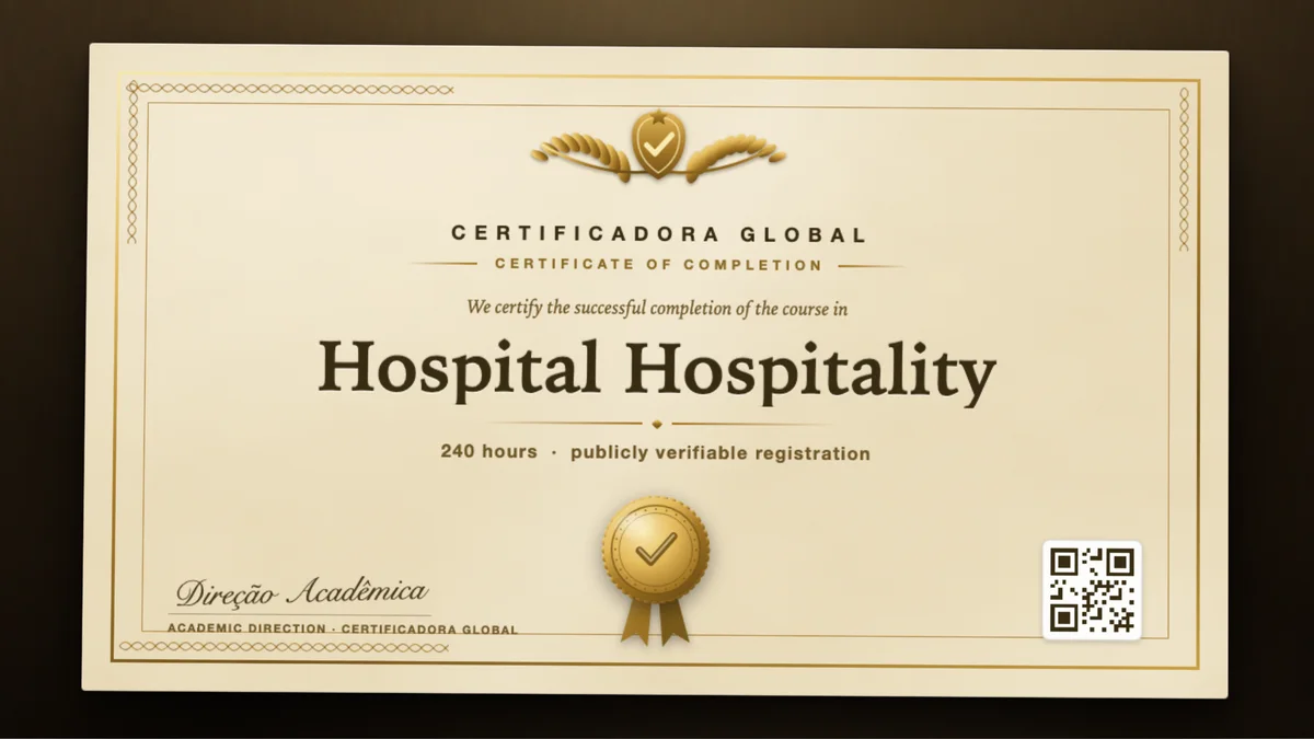 Cover of the Hospital Hospitality course