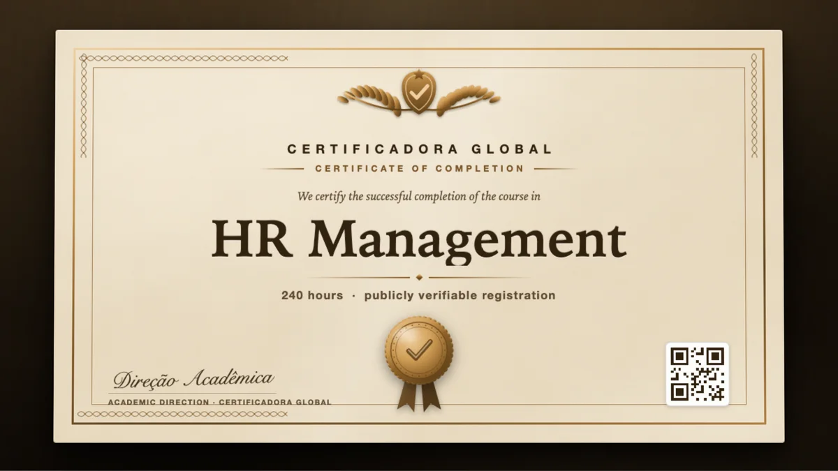 Cover of the HR Management course