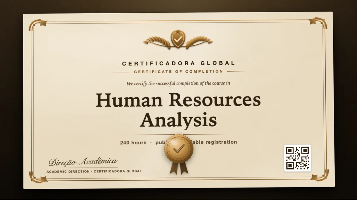 Cover of the Human Resources Analysis course