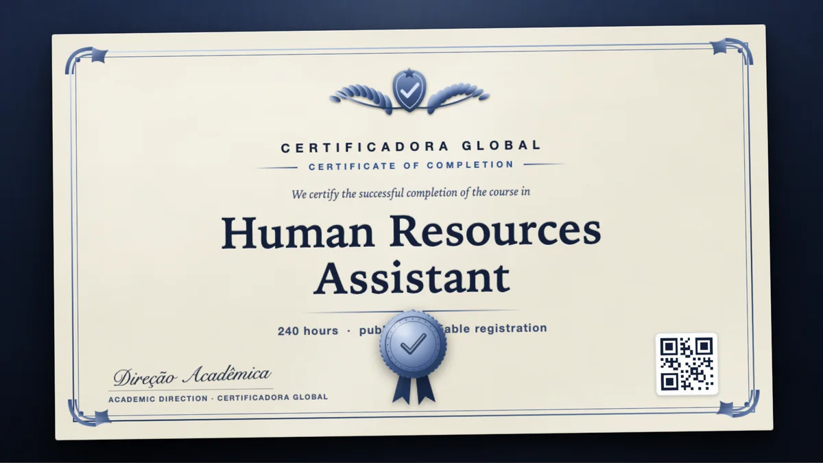 Cover of the Human Resources Assistant course
