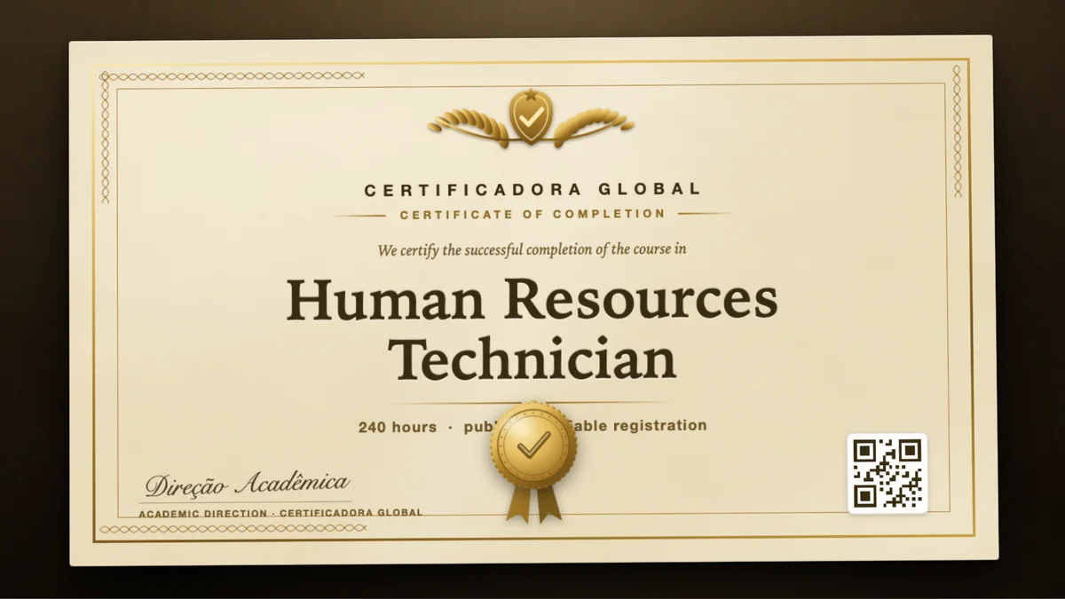 Cover of the Human Resources Technician course