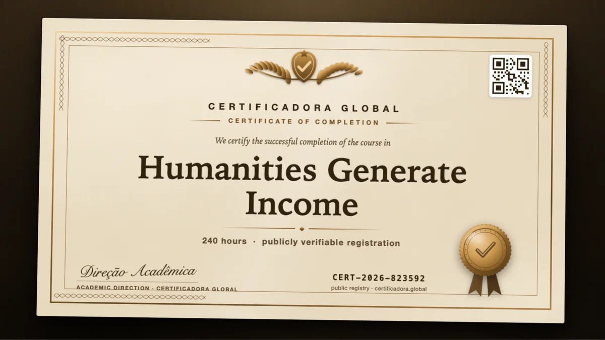 Cover of the Humanities Generate Income course