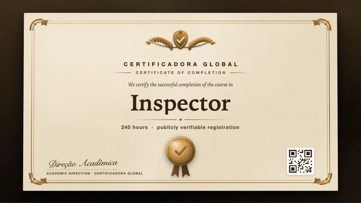 Cover of the Inspector course