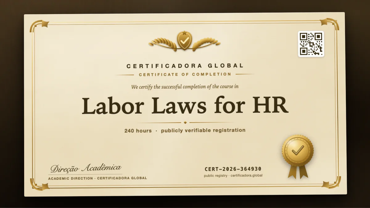 Cover of the Labor Laws for HR course
