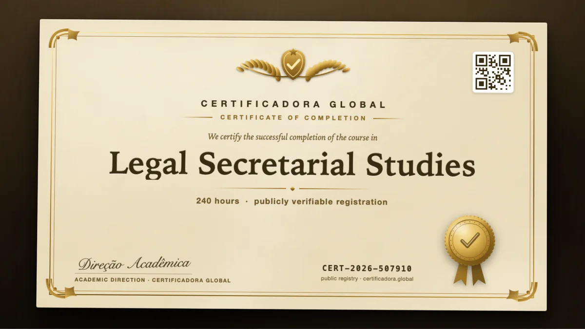 Cover of the Legal Secretarial Studies course