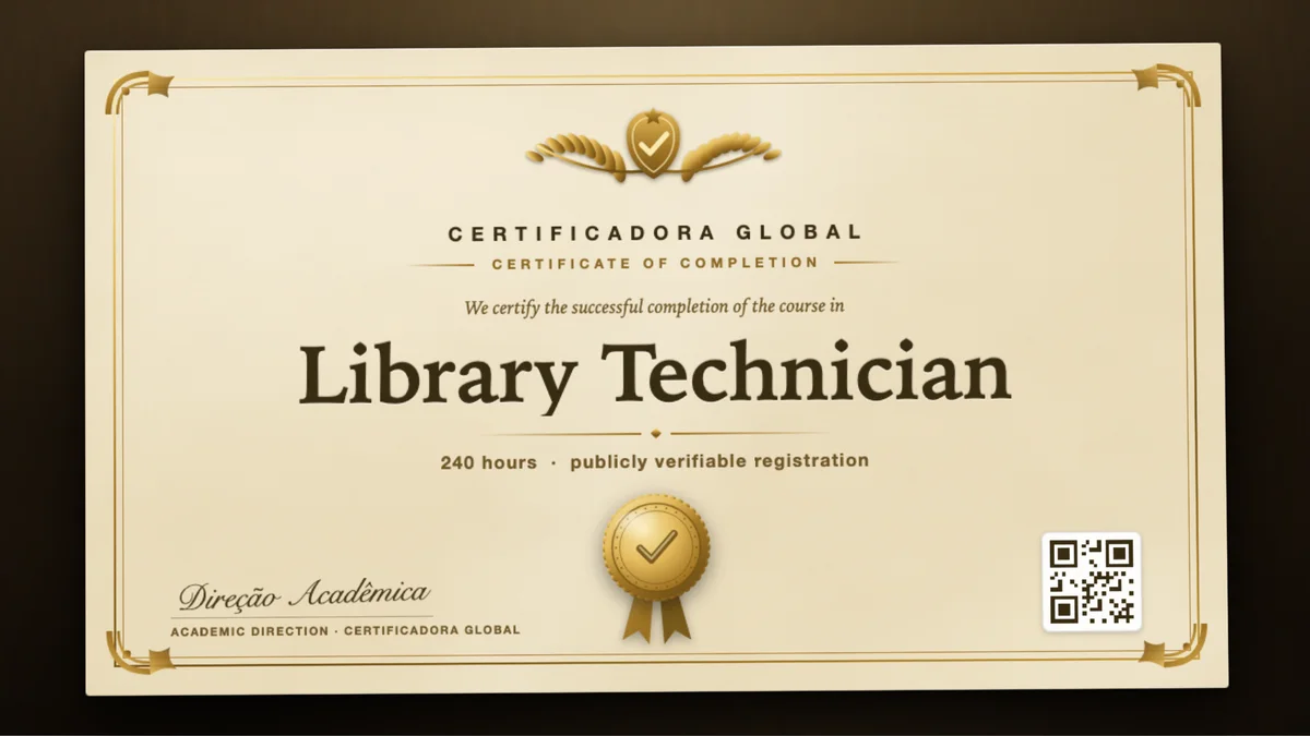 Cover of the Library Technician course