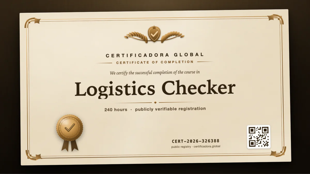 Cover of the Logistics Checker course