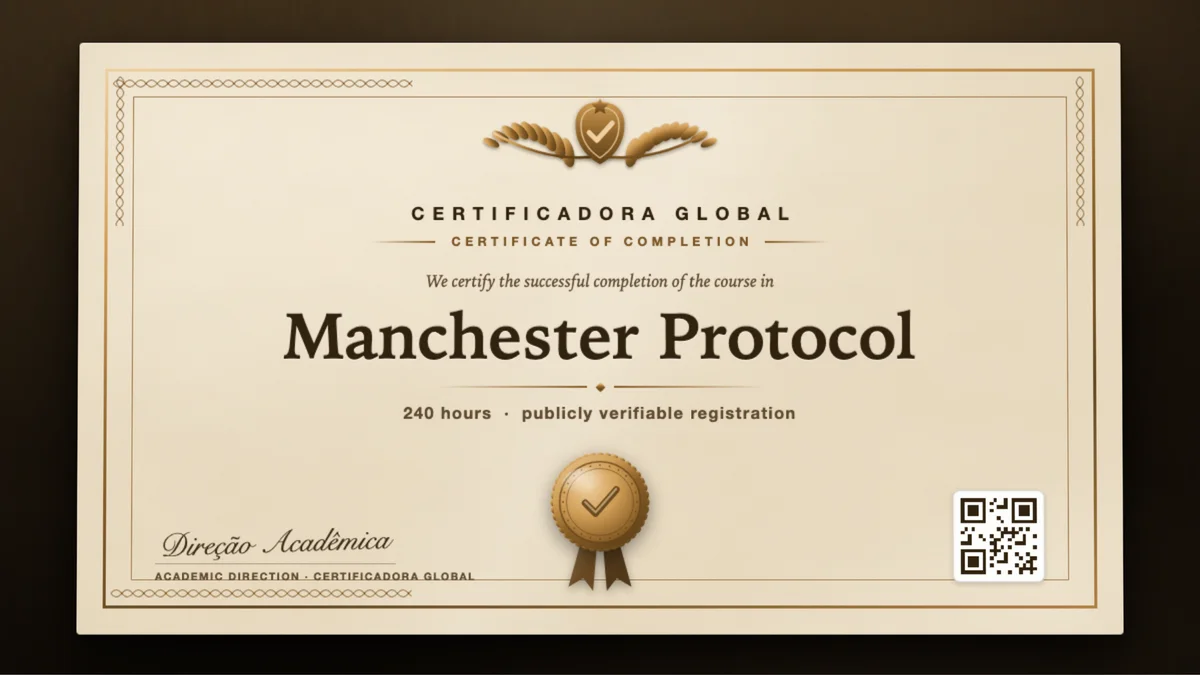 Cover of the Manchester Protocol course