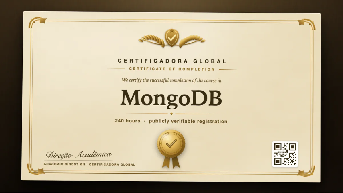 Cover of the MongoDB course