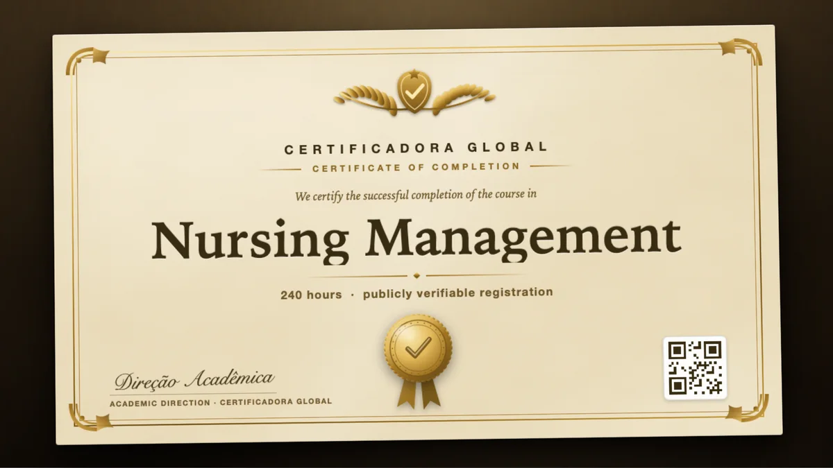 Cover of the Nursing Management course