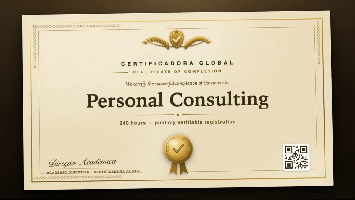 Cover of the Personal Consulting course
