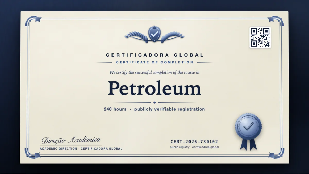 Cover of the Petroleum course