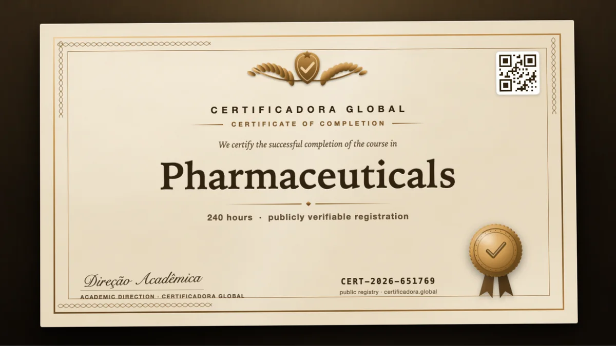 Cover of the Pharmaceuticals course