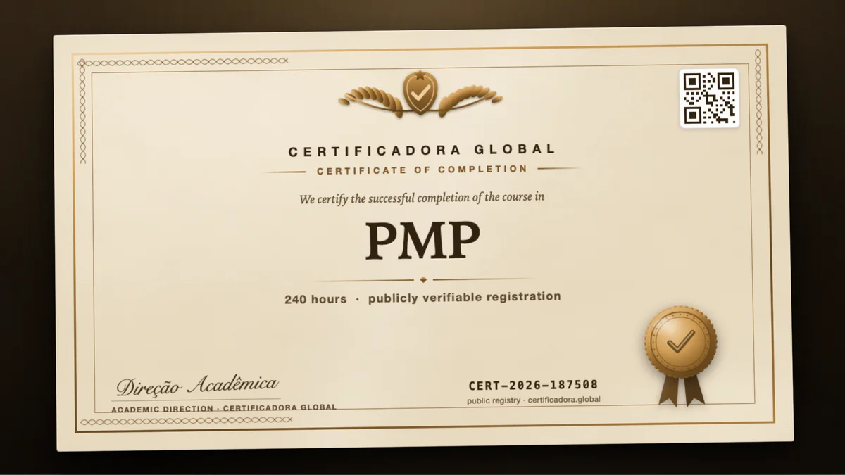 Cover of the PMP course