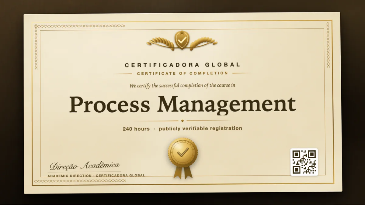 Cover of the Process Management course