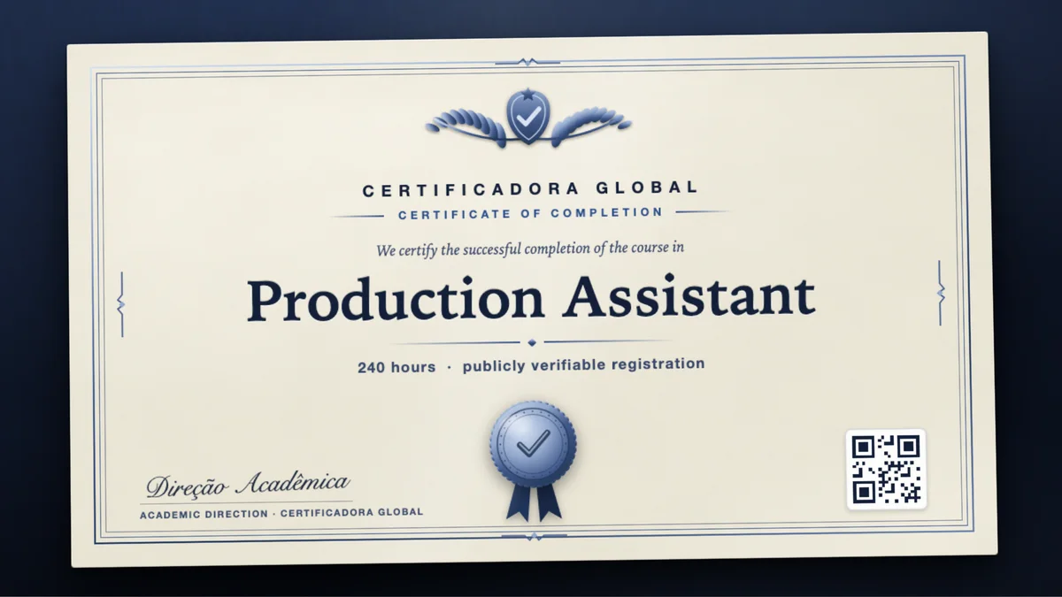 Cover of the Production Assistant course