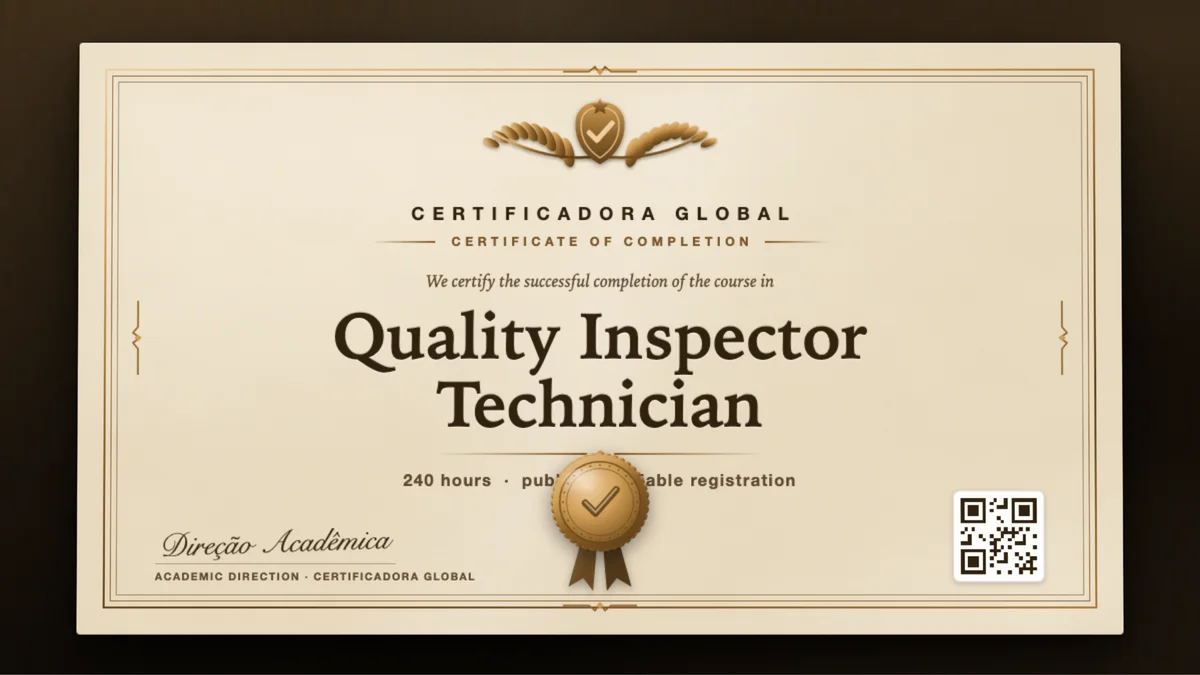 Cover of the Quality Inspector Technician course