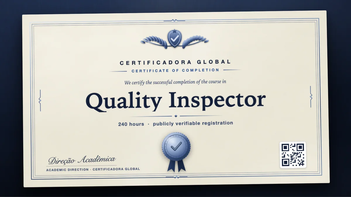 Cover of the Quality Inspector course